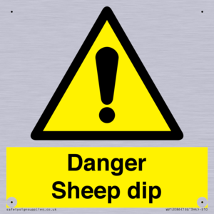Danger Sheep dip